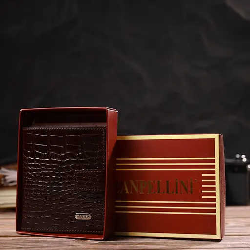 Мужской кожаный кошелек Canpellini 9.7х11х1 см acs0025725 - фото 8