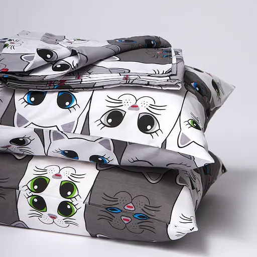 Постільний набір Moon&Star (підковдра 220х240 см + 2 наволочки 70х70 см) Бязь Gold Люкс Furry Friends - фото 3