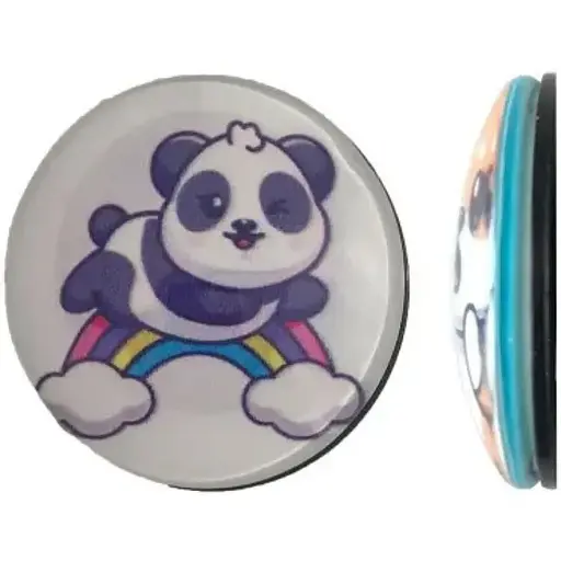 Тримач Поп Сокет New Glass (Скло) Baby Panda №5 - фото 1