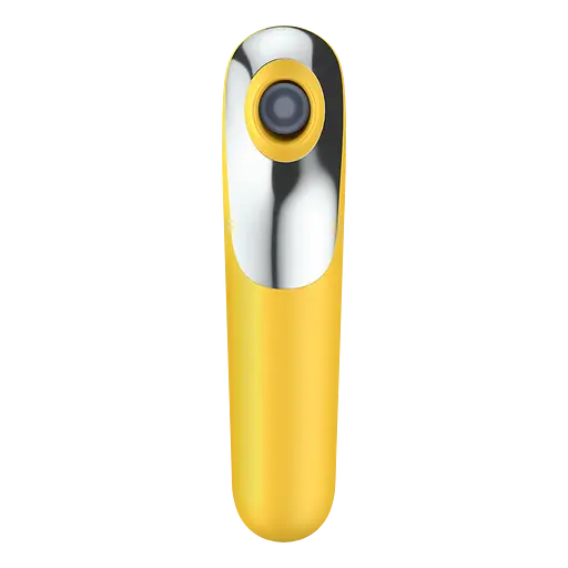 Вакуумний стимулятор клітора з вібрацією Satisfyer Dual Love (жовтий)
