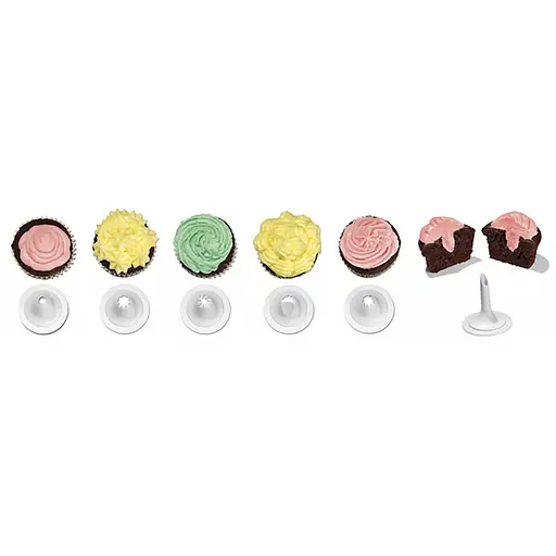 Дозатор шприц прес для печива кондитерський з нержавіючої сталі з 18 дисками та 6 насадками Червоний 88220 - фото 4