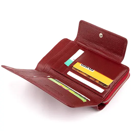 Кожаный женский кошелек ST Leather 19х9.5х2.5 см acs0015407 - фото 4