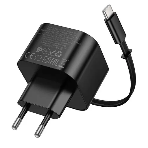 Зарядное устройство Hoco C154A PD QC черный + кабель Type-C - фото 4