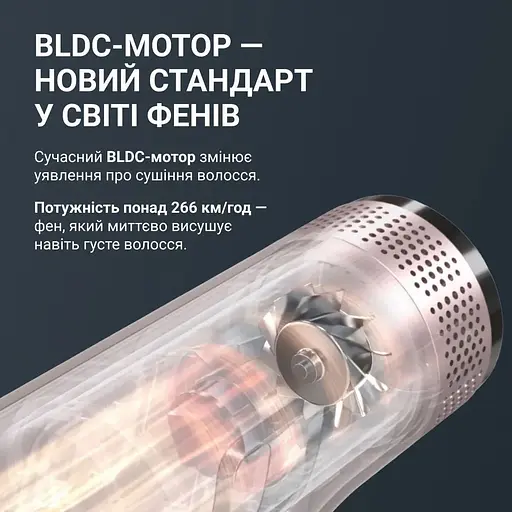 Фен Rowenta T-Shape Maestria Nano Foldable 1700 Вт розовый (HY8530E0) - фото 8