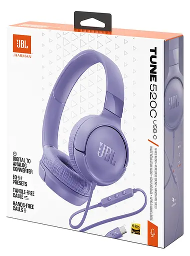 Гарнітура JBL TUNE 520C Purple (JBLT520CPUR) - фото 7