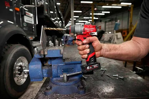 Шуруповерт-дрель аккумуляторный Milwaukee M12 FPD2-402X 12В 2х4 А/ч 45 Нм 450·1550 об/мин ЗП M12 кейс 1.4 кг - фото 7