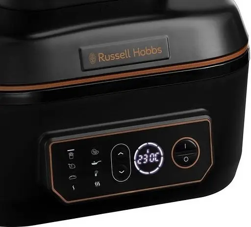 Мультипечь Russell Hobbs SatisFry Air & Grill 1745Вт 5.5л алюминий/пластик черно-оранжевый - фото 2