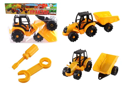 Конструктор Трактор з причепом, ІП.30.007 - фото 2
