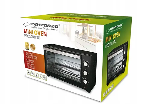 Міні Духовка 20 л 1600 Вт Esperanza EKO008 - фото 4