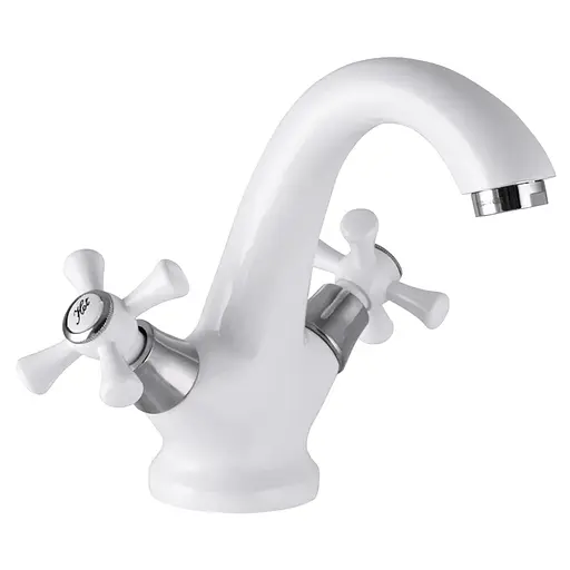 Змішувач для умивальника Mixxus Omega 161 white MI2765 Білий матовий - фото 1