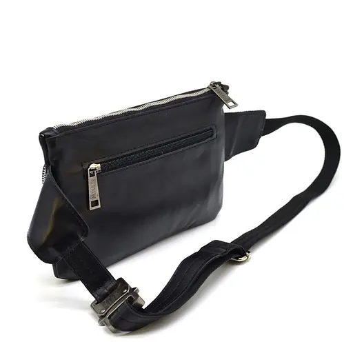 Кожаная мужская сумка на пояс TARWA 26х16х3 см sum0025989 - фото 6