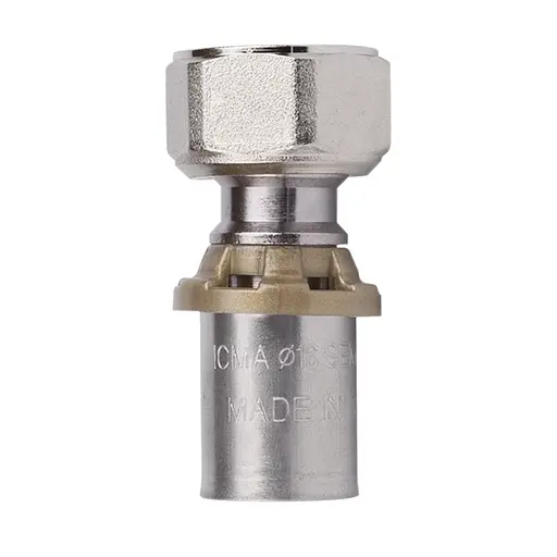 Перехідник прес Icma №416 ВР із накидною гайкою 16 мм х 1/2" - фото 1