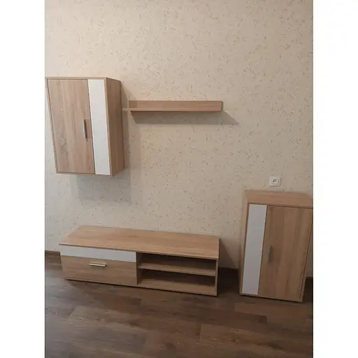 Модульна стінка для вітальні Гербор Міні Барато Дуб сонома + Німфея альба (GRB-1915) - фото 3