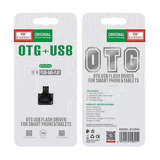 OTG Перехідник Earldom ET-OT40 micro - фото 2