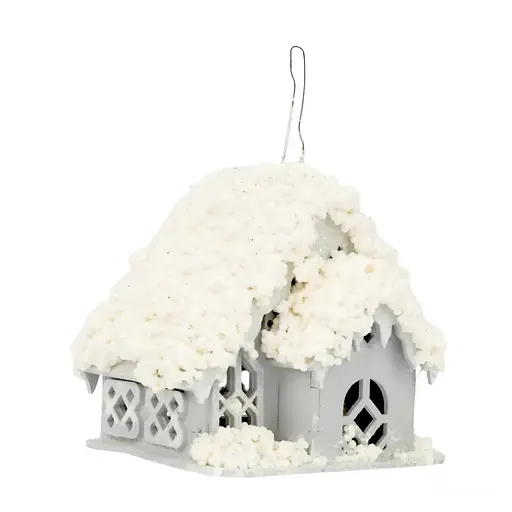 Домик декоративный новогодний деревянный 9х10х10 см. Dashuri 281233001