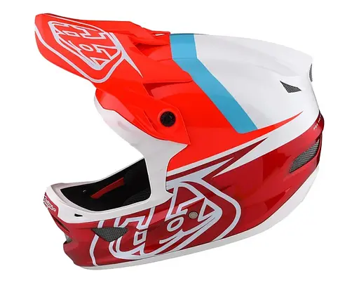 Велошолом Troy Lee Designs D3 Fiberlite Slant L Red (1106-198744014) - фото 2