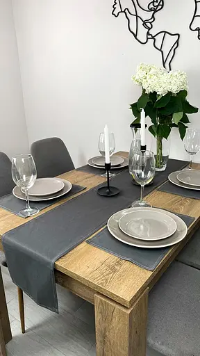 Доріжка водовідштовхувальна Мокрий асфальт однотон 170х30 см Сірий - фото 7