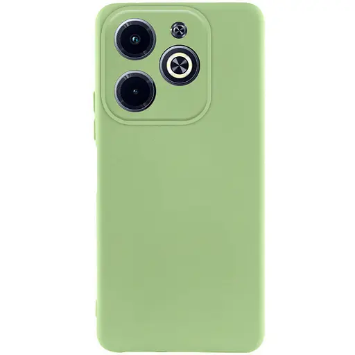 Чохол TPU GETMAN Liquid Silk Full Camera для Infinix Hot 40i Зелений / Pistachio