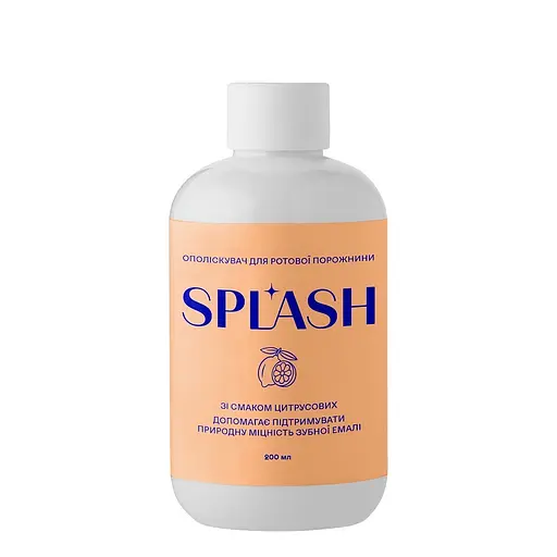 Ополаскиватель для полости рта Splash со вкусом цитрусовых 200 мл
