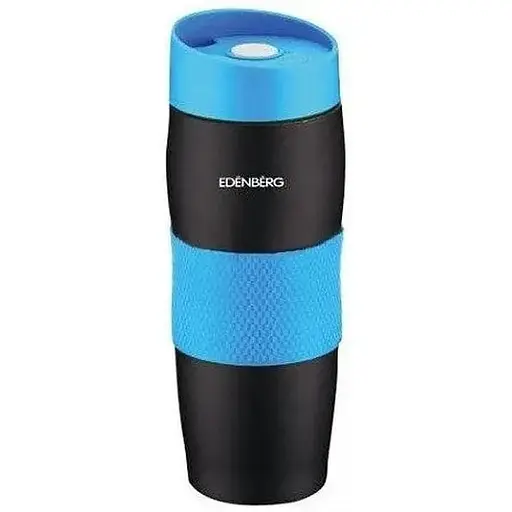 Термокухоль Edenberg з нержавіючої сталі синій 380 мл EB-622