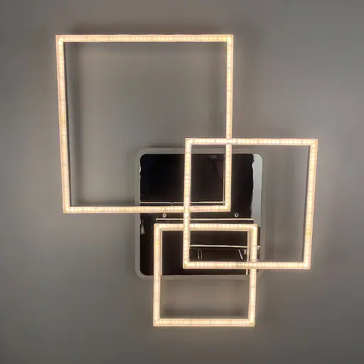 Світлодіодна люстра Ideal Lux Frame у хромованому корпусі | Арт. A 11017/3 RGB CH | Line F - фото 6