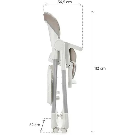 Стульчик для кормления Kinderkraft Tulo Beige (KHTULO00BEG0000) - фото 4