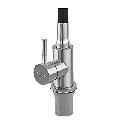 Змішувач для кухні Armata SUS-011 Black із силіконовим виливом CH6480 Нержавіюча сталь - фото 6