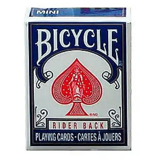 Карти гральні United States Playing Card Company Bicycle Rider Back Mini (blue) (L1720-7470A) - фото 1