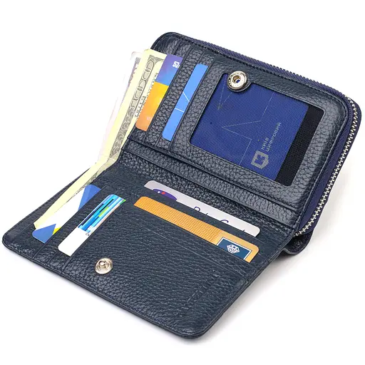 Жіночий шкіряний гаманець Canpellini 9.5х15.5х2.5 см acs0025528 - фото 3