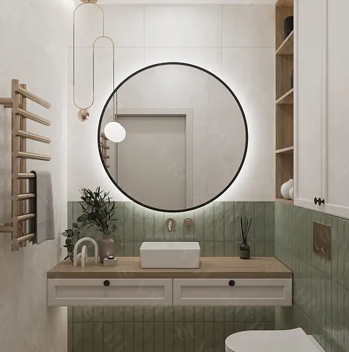 Умивальник VBI Asti S white накладний VBI-013001, Білий - фото 3