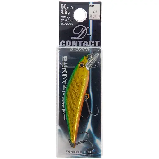 Воблер Smith D Contact 50S 50mm 4.5g #43 Green Gold - фото 2