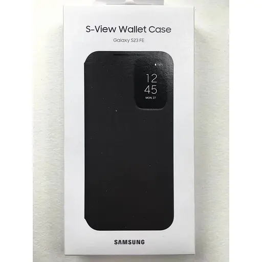 Оригинальный чехол-книжка Samsung для Galaxy S23 FE Clear View Smart Wallet Case Black (EF-ZS711CBEGRU) - фото 2