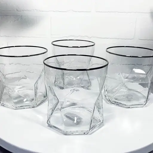 Склянка доф Olens Прозора Геометрія 400 мл (OLGS1008) - фото 2