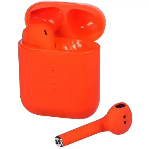 Навушники бездротові TWS V8 вкладки помаранчевий