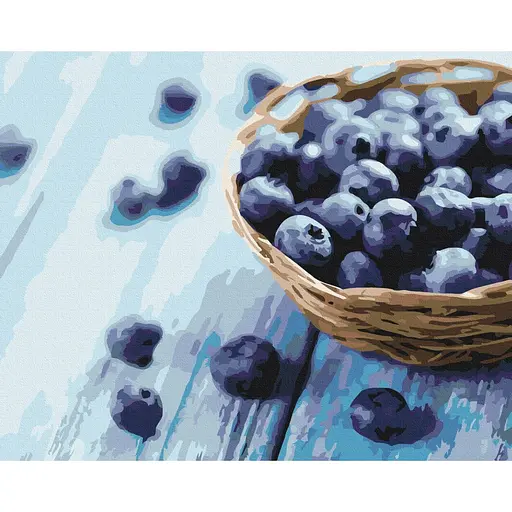 Картина за номерами Чорниця Brushme 40x50 см кольорова 000277268