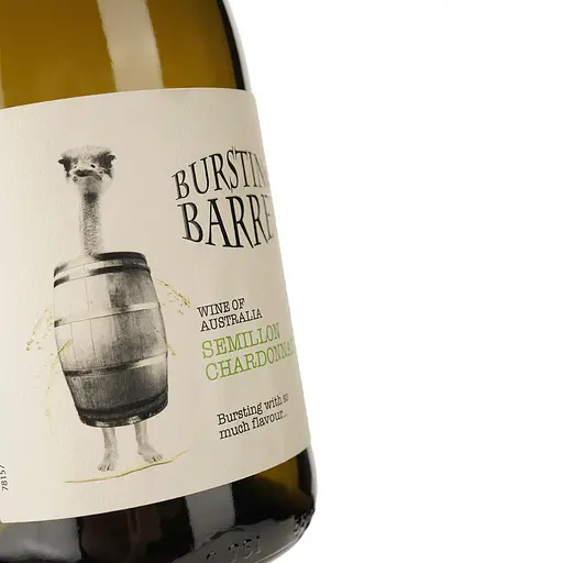 Вино Bursting Barrel Semillon Chardonnay, белое, сухое, 0,75 л - фото 3