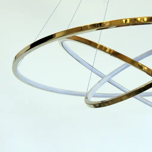 Подвесная люстра Friendlylight Wheel 3 Gold FL5127 - фото 2