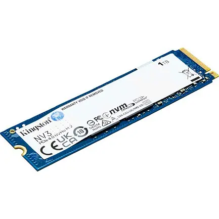SSD диск Kingston NV3 1TB M.2 2280 NVMe PCIe 4.0 x4 3D NAND (SNV3S/1000G) - фото 2