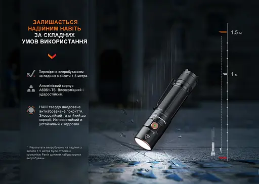 Ліхтар Fenix E35R + дифузор AOD-S V2.0 у подарунок | Лімітована серія - фото 23