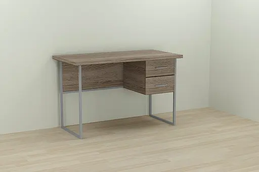 Компьютерный стол Ferrum-decor Таккота 75x140x60 серый ДСП Дуб Сонома Труфель 32мм (FRD-102327)