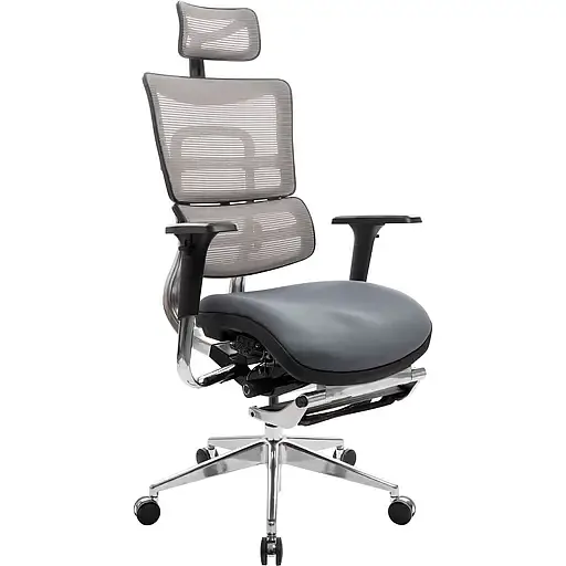 Офисное кресло GT Racer X-802L (W-20, B-40), светло-серое (X-802L Bright Gray (W-20 B-40)) - фото 1