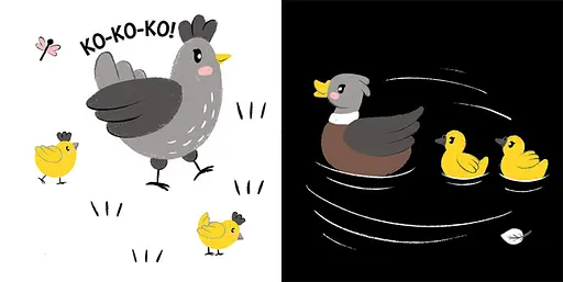 Книга Мама і маля. Моя контрастна книжка. Автор - Мірошниченко Н. (Ранок) - фото 3