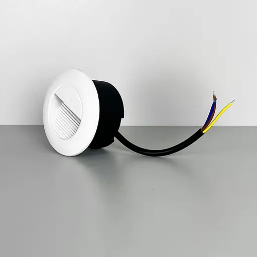 Світильник для сходів у білому корпусі Ø 8 см | Line F | Арт. 10010 WT - фото 2