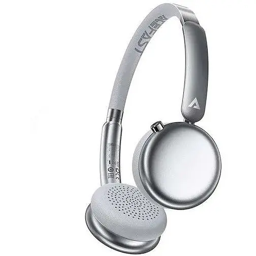 Навушники бездротові Acefast накладні H8 active noise cancelling wireless headset Сріблястий