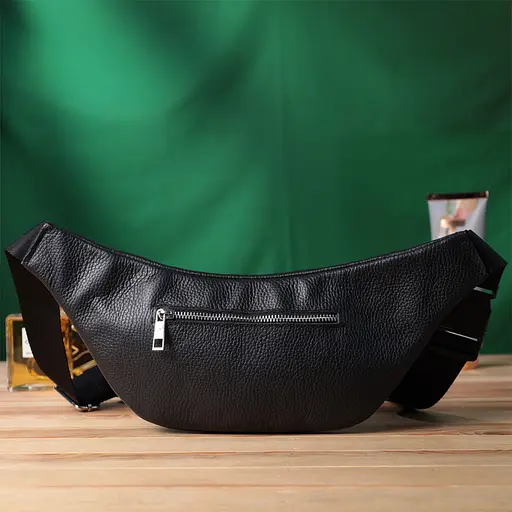 Cумка-бананка Shvigel унісекс з натуральної шкіри 26х13х2 см sum0026997 - фото 10