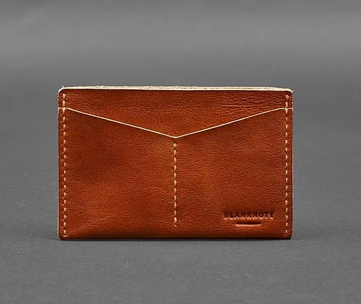 Кожаная обложка-органайзер для документов 6.2 светло-коричневый краст - фото 1