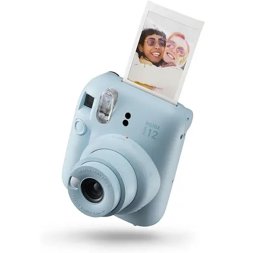 Набор камера Fujifilm Instax Mini 12, Фотобумага 20шт, Чехол, Фотоальбом 108 фото, Фоторамка Голубой - фото 4