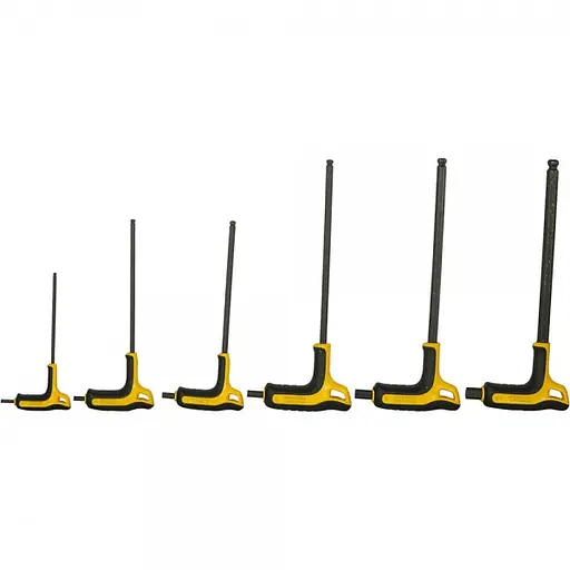 Набір шестигранних ключів Stanley Fatmax з гумовою ручкою, метричних 6 шт: 3, 4, 5, 6, 8, 10 мм (FMHT0-69049) - фото 2