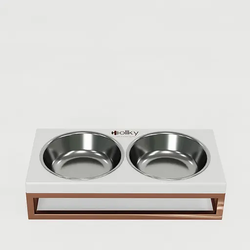 Hollky Base XS — миски на підставці для маленьких собак та котів (2 × 0,25 л) - фото 4