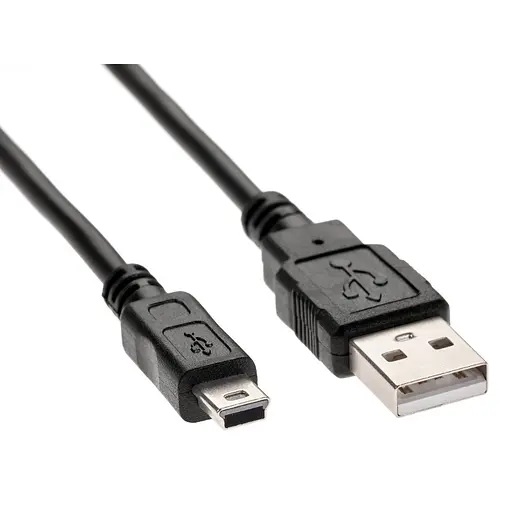 Кабель без упаковки USB to MiniUSB 1 м черный